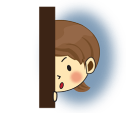 One of us: Lovely Girl, Daily sticker #11962581