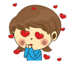 One of us: Lovely Girl, Daily sticker #11962583