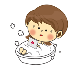 One of us: Lovely Girl, Daily sticker #11962584