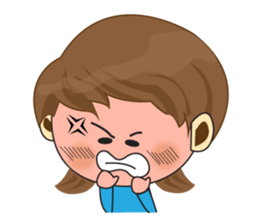 One of us: Lovely Girl, Daily sticker #11962585