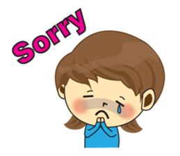 One of us: Lovely Girl, Daily sticker #11962588