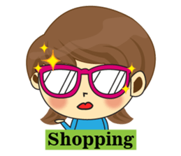 One of us: Lovely Girl, Daily sticker #11962589