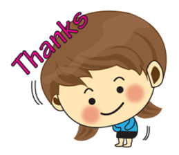 One of us: Lovely Girl, Daily sticker #11962590