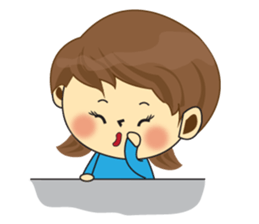 One of us: Lovely Girl, Daily sticker #11962594