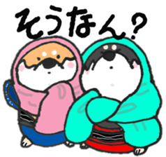 Midget Shiba MagRob and friends 7 sticker #11962722