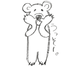 polar bear's daily life sticker #11963496