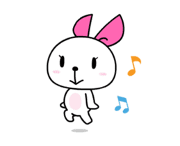 Lune the Bunny Animated sticker #11963622