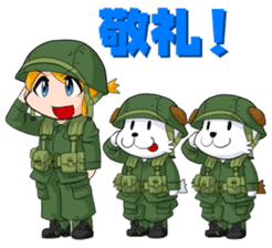 CHIBI MIRI -U.S.ARMY in NAM- sticker #11965454
