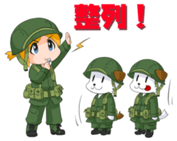 CHIBI MIRI -U.S.ARMY in NAM- sticker #11965459