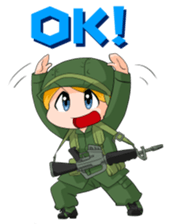 CHIBI MIRI -U.S.ARMY in NAM- sticker #11965486