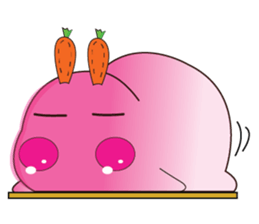 Cute Carrot-rabbit sticker #11965954