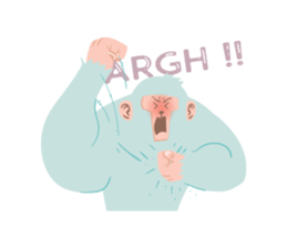 Greg The Gorilla sticker #11966021