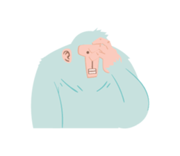 Greg The Gorilla sticker #11966025