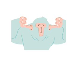 Greg The Gorilla sticker #11966026