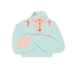 Greg The Gorilla sticker #11966032