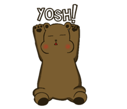 Otto the Brown Bear sticker #11966080