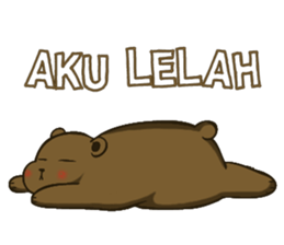 Otto the Brown Bear sticker #11966087