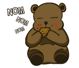 Otto the Brown Bear sticker #11966094