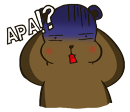 Otto the Brown Bear sticker #11966100