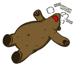 Otto the Brown Bear sticker #11966109