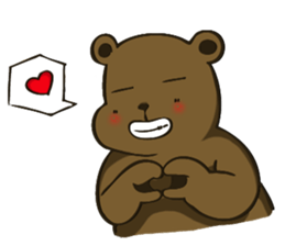 Otto the Brown Bear sticker #11966112