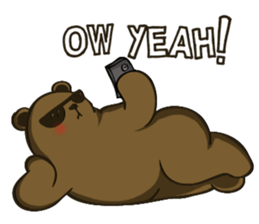 Otto the Brown Bear sticker #11966115
