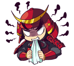 Red Soldier sticker #11966386