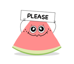 Leon the watermelon sticker #11967695