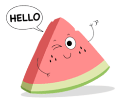 Leon the watermelon sticker #11967696