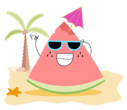 Leon the watermelon sticker #11967700