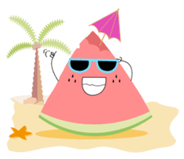 Leon the watermelon sticker #11967700