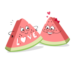 Leon the watermelon sticker #11967702