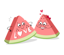 Leon the watermelon sticker #11967702