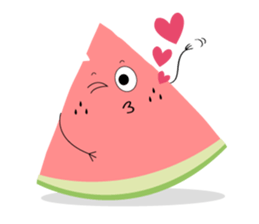 Leon the watermelon sticker #11967704
