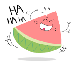 Leon the watermelon sticker #11967705