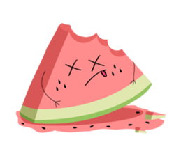 Leon the watermelon sticker #11967706