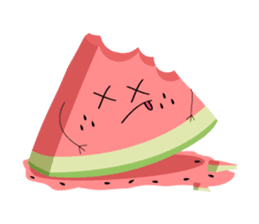 Leon the watermelon sticker #11967706