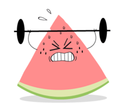 Leon the watermelon sticker #11967707