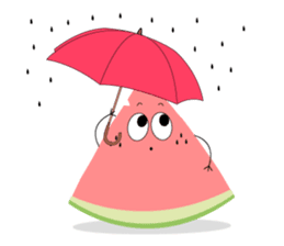 Leon the watermelon sticker #11967708