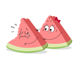 Leon the watermelon sticker #11967709