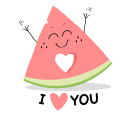 Leon the watermelon sticker #11967710