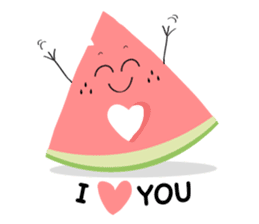 Leon the watermelon sticker #11967710