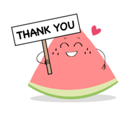 Leon the watermelon sticker #11967715