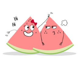 Leon the watermelon sticker #11967716