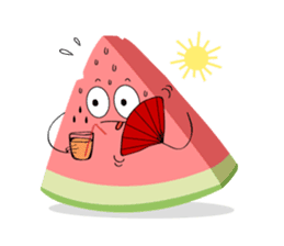 Leon the watermelon sticker #11967719