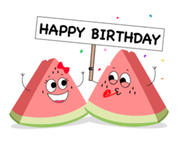 Leon the watermelon sticker #11967720