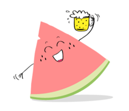 Leon the watermelon sticker #11967721