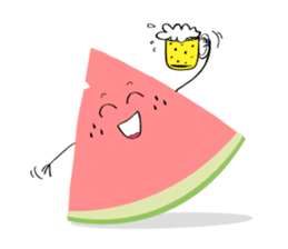 Leon the watermelon sticker #11967721