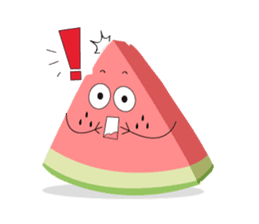 Leon the watermelon sticker #11967723