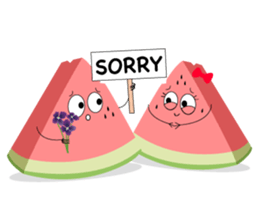Leon the watermelon sticker #11967725
